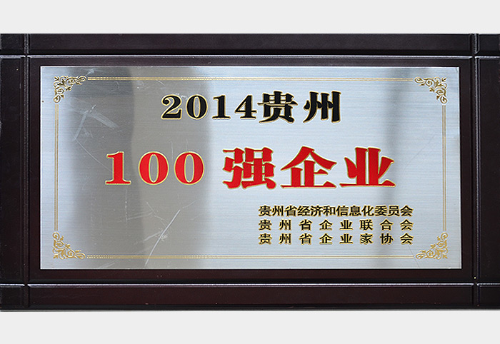 2014貴州100強企業